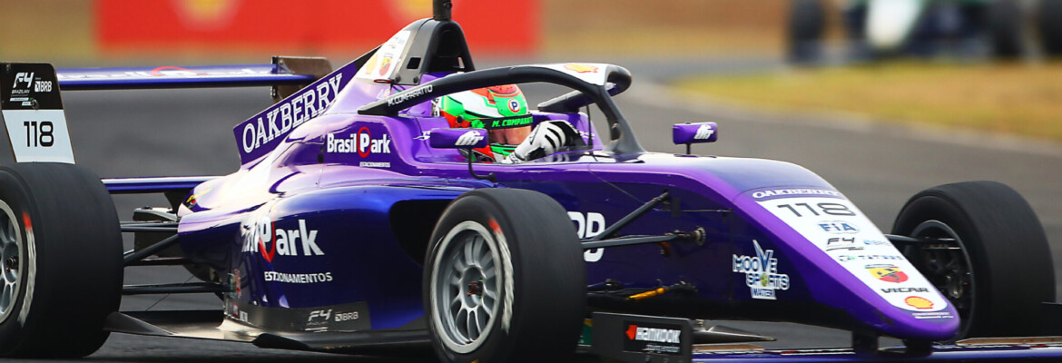 Matheus Comparatto domina a segunda corrida da BRB Fórmula 4 Brasil, com direito à melhor volta em Goiânia
