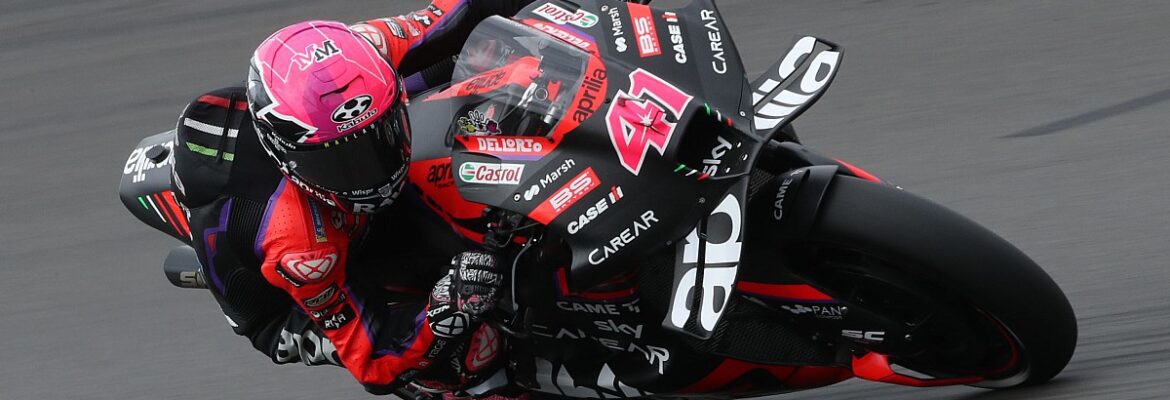 MotoGP: Aleix Espargaro lidera emocionante sessão de treinos em Silverstone