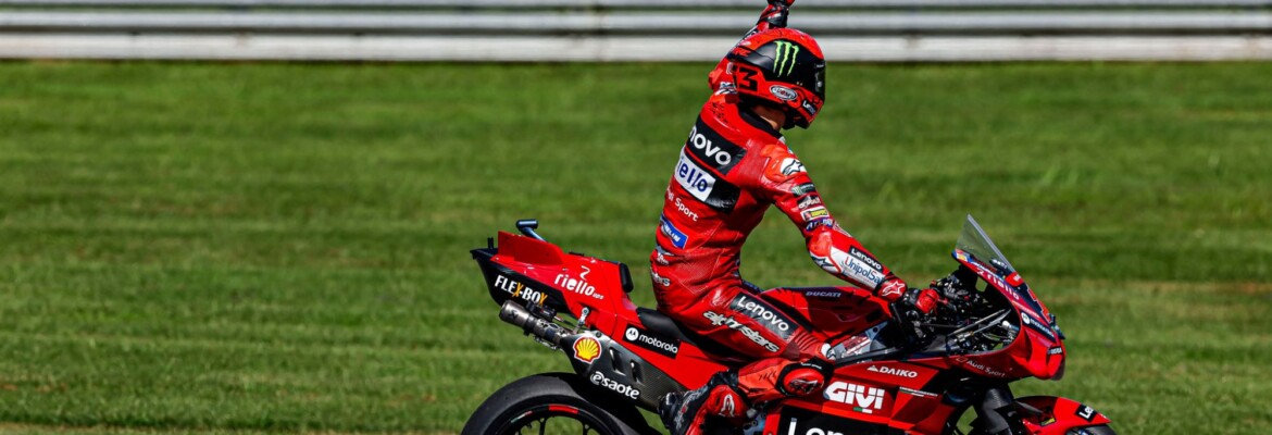 MotoGP: Bagnaia conquista quinta vitória de 2023 e aumenta liderança no campeonato