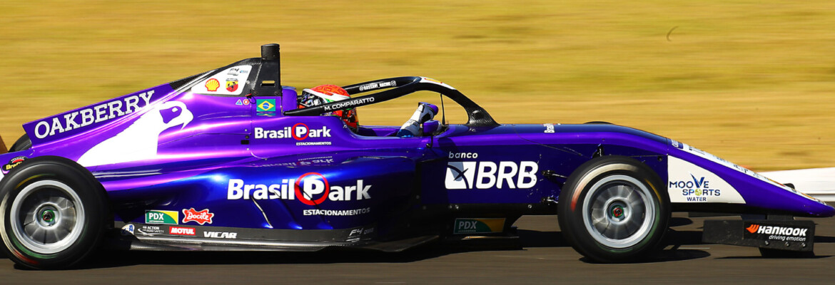 Tessaro é desclassificado, e Comparatto fica com as duas poles da etapa do Velocitta pela BRB Fórmula 4 Brasil