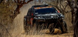 Guiga Spinelli e Paulo Fiuza fecham segunda etapa do Sertões em segundo lugar com a equipe Mitsubishi