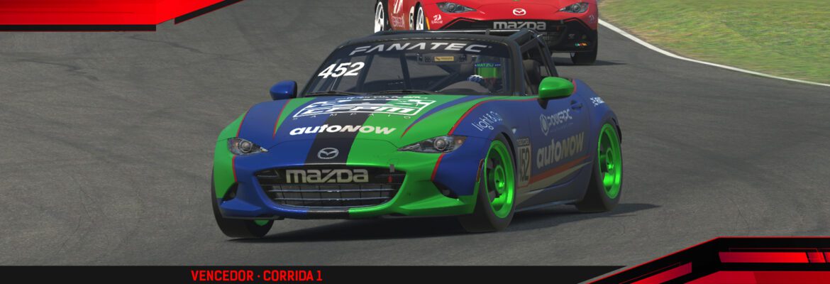 F1BC MX5 Cup: Rodrigo Matzumuro vence em Lime Rock; Andre Tunes leva na PRO-AM