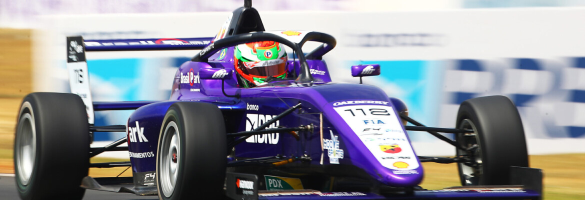 OAKBERRY Bassani F4 crava pole position da classe Rookie com Matheus Comparatto pela F4 Brasil, em Goiânia