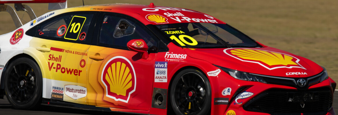 Ricardo Zonta trabalha com a Shell-RCM para encontrar melhor aderência para o Corolla #10 no Velocitta