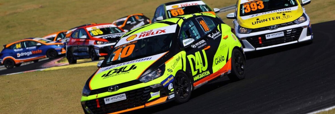 Uli Dias e Wagner Pontes ficam perto de pódio na Copa Shell HB20 com a D4U Immigration no Velocitta