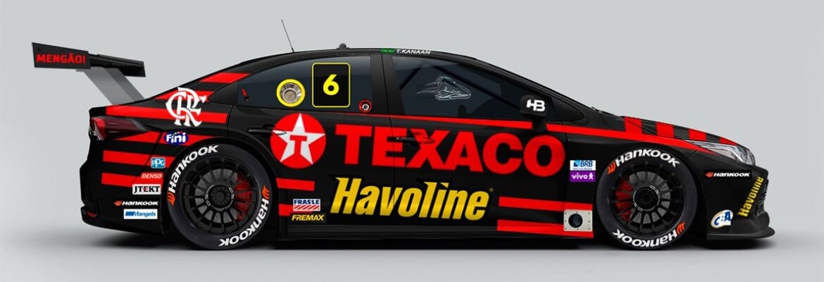 Stock Car: Texaco Racing leva cores do Flamengo em Goiânia