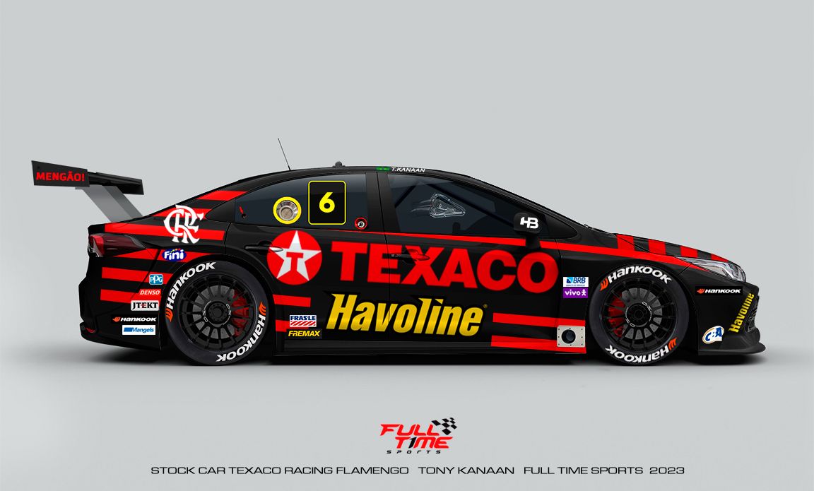Texaco Racing Car Stock Car: Texaco Racing leva cores do Flamengo em Goiânia