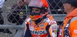 Apesar de queda, Márquez celebra nova abordagem: “me controlei”