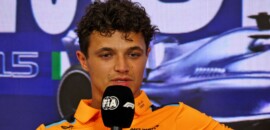 F1: Lando Norris comemora vitória do Palmeiras e esquece nome do Botafogo