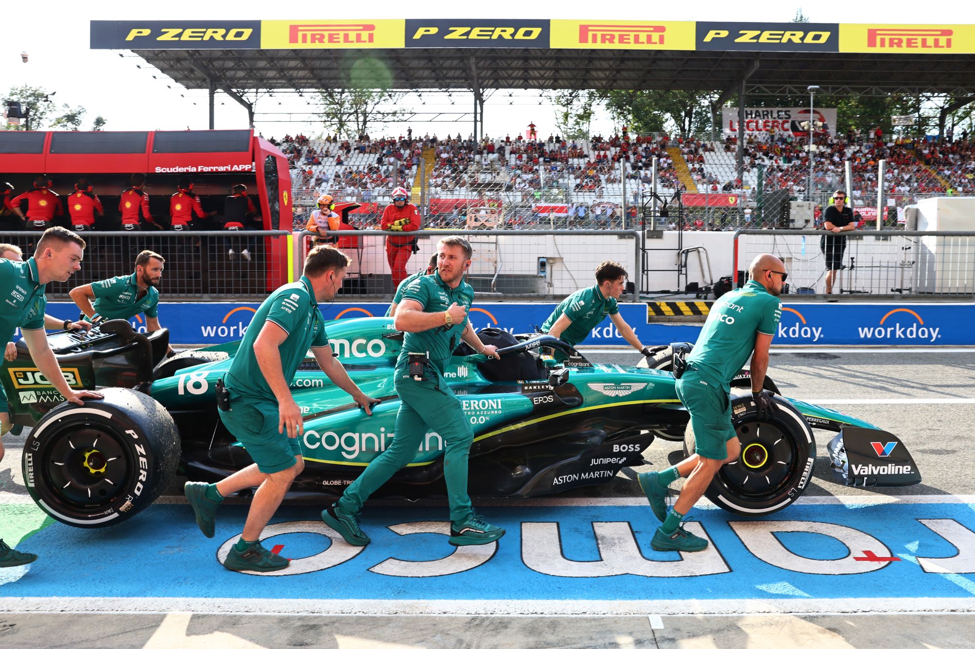 F1: Stroll enfrenta problemas de combustible y pierde un valioso tiempo de prueba en Monza