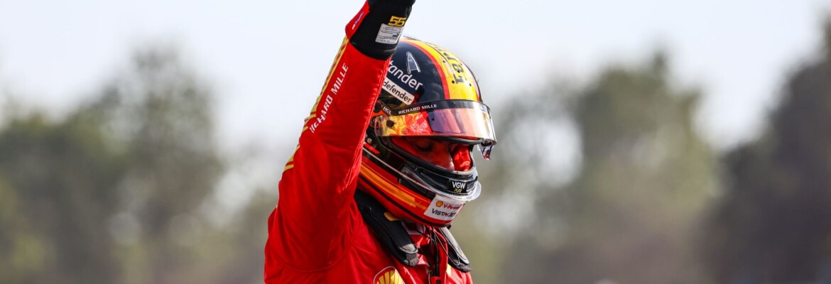 F1: "Amanhã vou dar tudo para manter o primeiro lugar", disse Sainz F1: “Amanhã vou dar tudo para manter o primeiro lugar”, disse Sainz