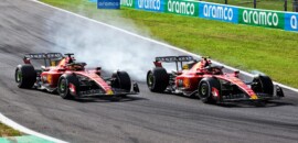 F1: Leclerc e Sainz tiveram intensa disputam pelo pódio no GP da Itália