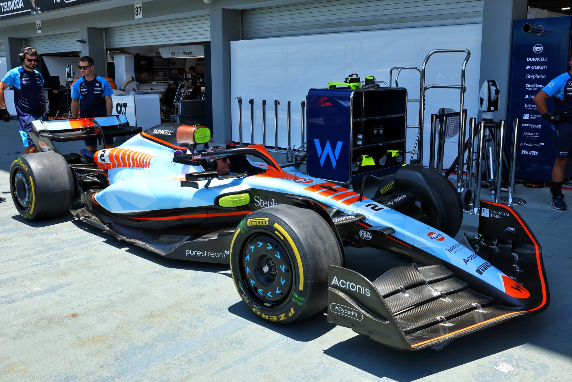 F1: Descubre las fotos de la decoración especial del Williams FW45 para el GP de Singapur