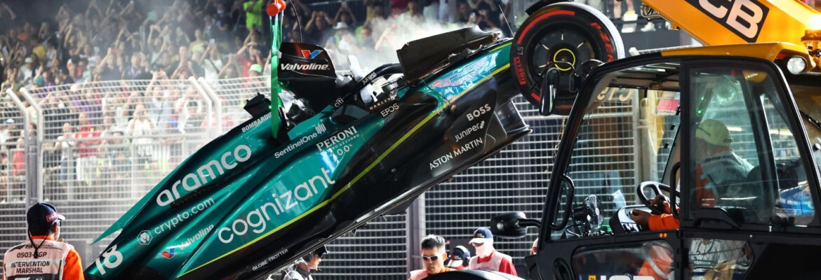F1: Chefe da Aston Martin diz que batida de Stroll em Marina Bay é “prova de comprometimento”