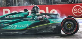 F1: Stroll confirma participação no GP do Japão após forte acidente em Singapura