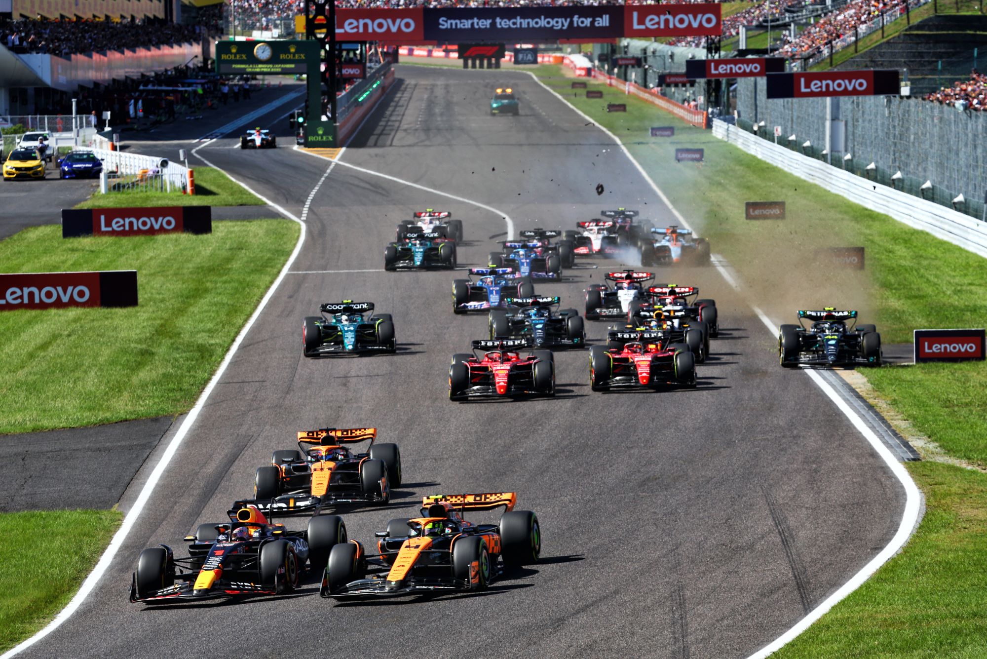 Fórmula 1: Verstappen gana y se hace con el título de constructores de Red Bull en el Gran Premio de Japón