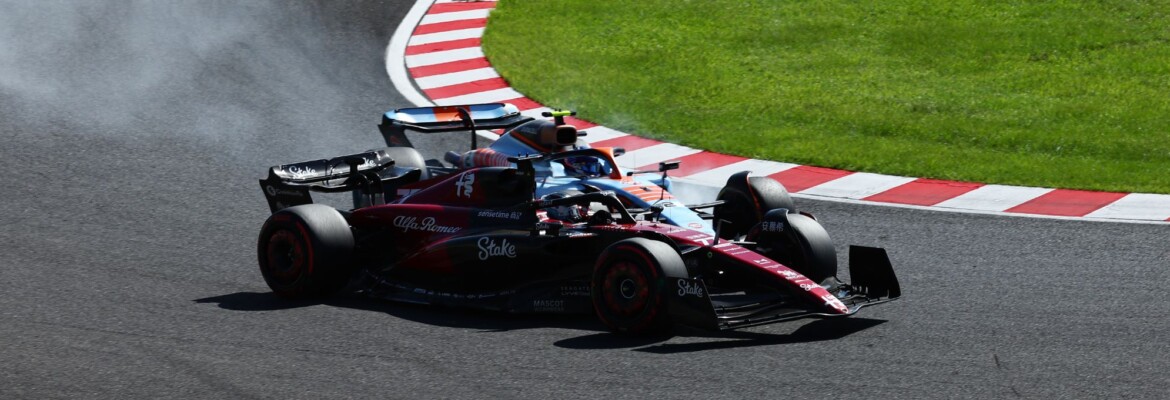 F1: Dia ruim para a Alfa Romeo no Japão; Bottas abandona e Zhou não consegue pontuar