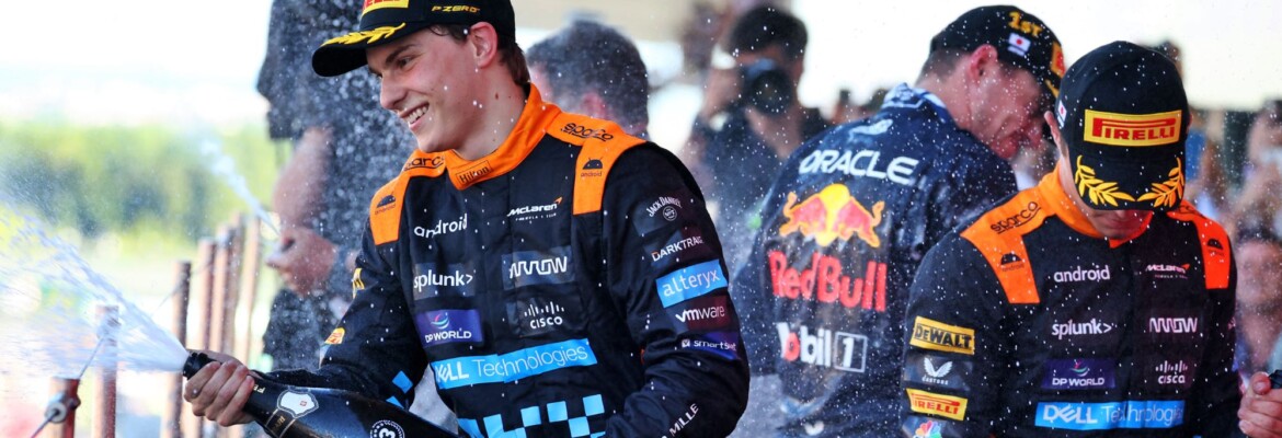 F1: Oscar Piastri conquista seu primeiro pódio na F1 no GP do Japão
