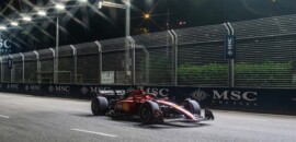 F1: Leclerc mostra cautela, mas destaca desempenho da Ferrari após treinos em Singapura