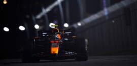 F1: Pérez relata dificuldades com traseira do RB19 após treinos em Singapura