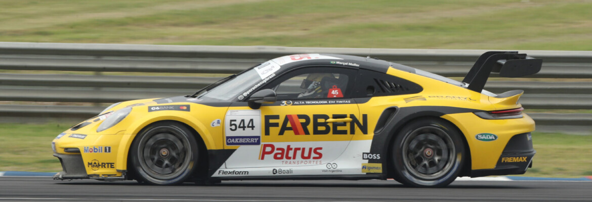 Coletado em acidente, Marçal Muller busca bom resultado no domingo de Porsche Cup em Termas de Río Hondo