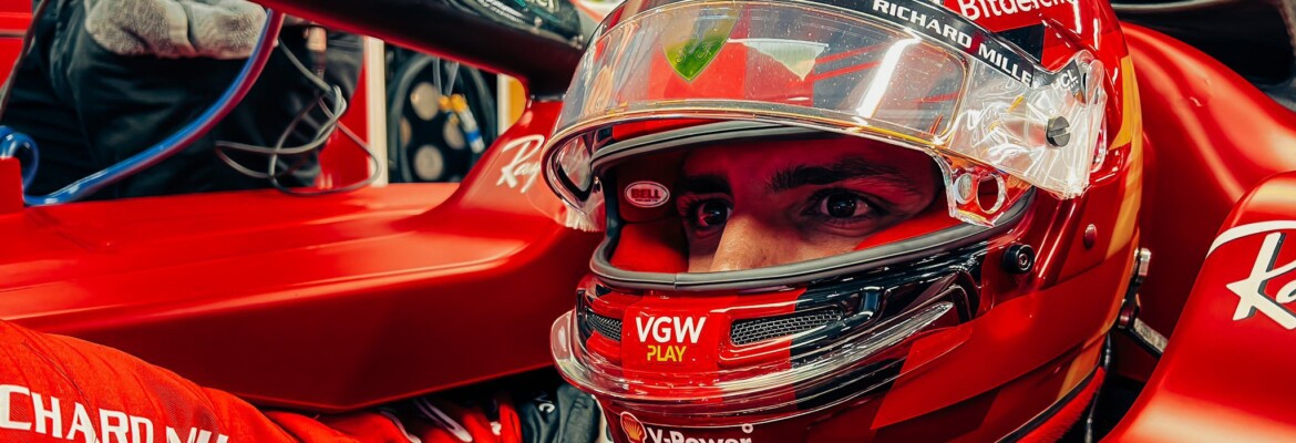 F1: Sainz mantém esperança com carro da Ferrari para 2024