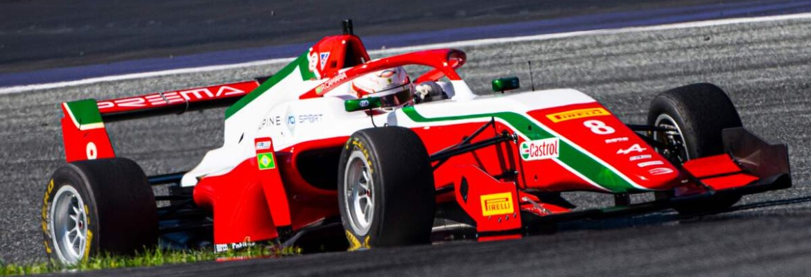 Rafael Câmara crava pole position no Red Bull Ring com a Prema na FRECA