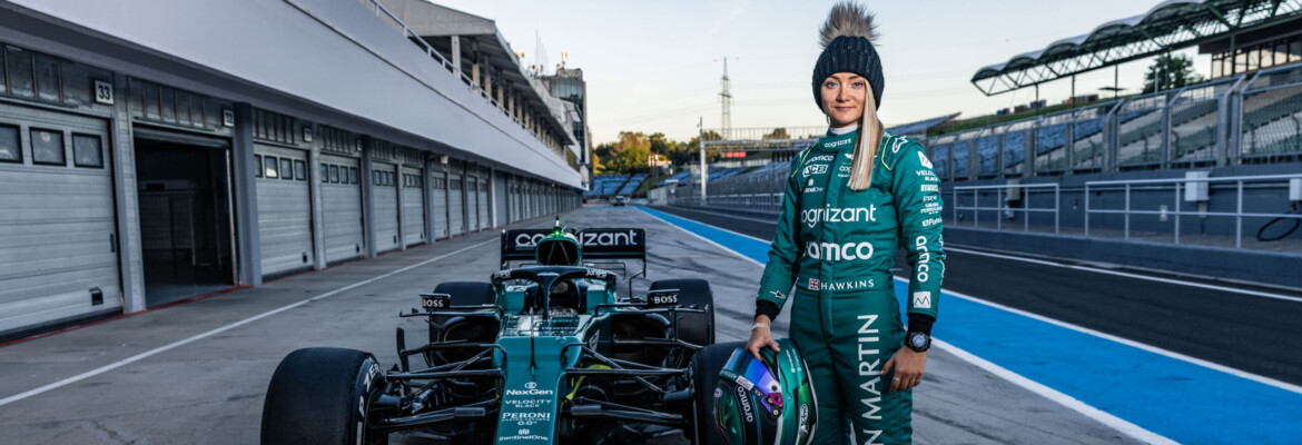 F1: Rosberg afirma que Jessica Hawkins impressionou muito em teste com a Aston Martin
