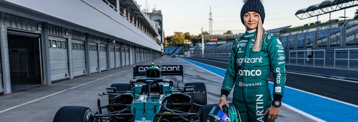 F1: Crawford e Hawkins irão pilotar AMR25 em Goodwood F1: Crawford e Hawkins irão pilotar AMR25 em Goodwood