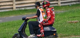 MotoGP: Bagnaia pede desculpas após erro, mas reclama de pneu dianteiro