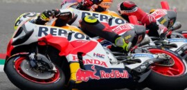 Joan Mir (Honda) Marc Marquez (Honda) - Índia MotoGP 2023