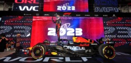 F1: As imagens do tricampeonato de Max Verstappen no Catar