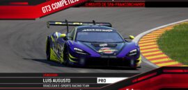 F1BC GT3 Competizione: Luis Augusto (BraClean) vence corrida em Spa-Francorchamps