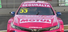 Piquet Jr disputa etapa de Buenos Aires da Stock Car com carro celebrando o Outubro Rosa