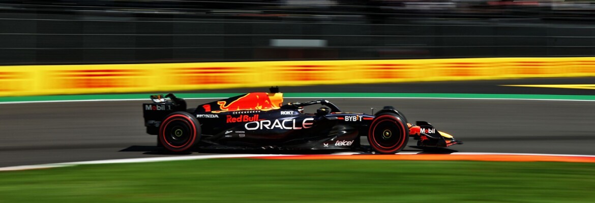Verstappen lidera 1º treino do GP do México; Albon é 2º e Pérez fica em 3º