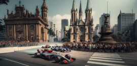 F1: E se a Fórmula 1 corresse nos pontos turísticos de São Paulo? Veja as imagens