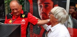 F1: Ecclestone critica Ferrari e defende Vasseur após rumores de demissão