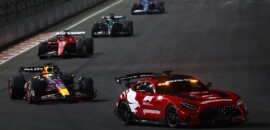 F1: Vazamento de óleo causou problemas no início do GP de Las Vegas