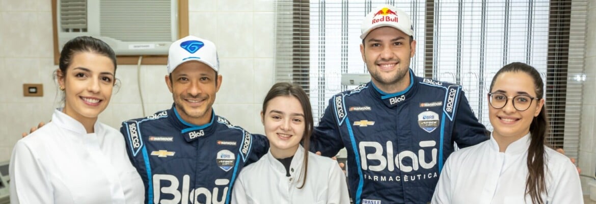 Pilotos da Blau Motorsport promovem campanha de doação de sangue em Cascavel