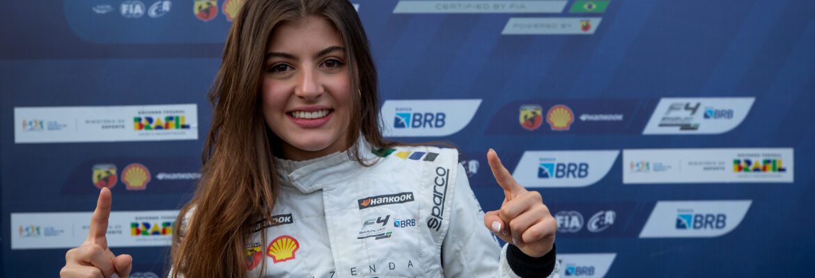 Rabelo faz história e se torna primeira mulher a largar da pole na Fórmula 4 Brasil