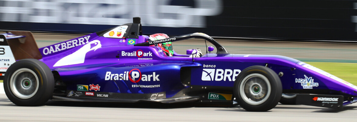 OAKBERRY Bassani F4 lidera com dobradinha o único treino realizado pela F4 Brasil em Interlagos