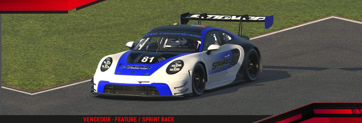 F1BC GT3 iRacing AM: Caio Christófaro surpreende e fatura o título em Magny-Cours