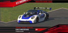 F1BC GT3 iRacing AM: Caio Christófaro surpreende e fatura o título em Magny-Cours