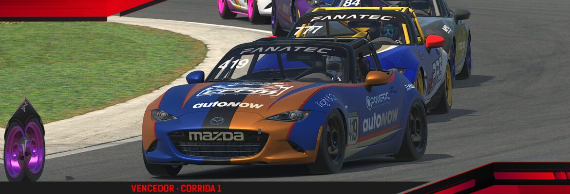 F1BC MX5 Cup: Kenji e Sampaio vencem em Lime Rock e Renan Ribeiro comemora na PROAM