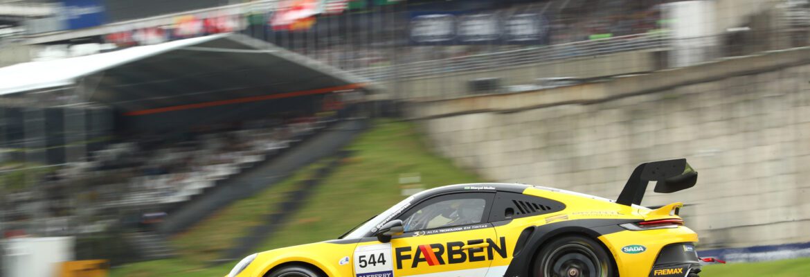 Na preliminar da F1, piloto Farben Marçal Müller fecha treino livre em segundo na decisão da Carrera Cup