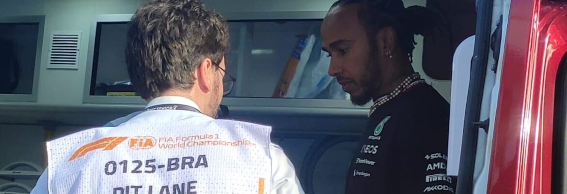 Lewis Hamilton, Mercedes, ambulância, F1 2023, Fórmula 1, GP de São Paulo, Interlagos, Brasil