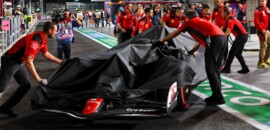 F1: Sainz e Ocon trocam chassi depois de problemas com a pista em Las Vegas no TL1