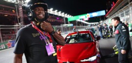 F1: Usain Bolt revela admiração por Lewis Hamilton no paddock de Las Vegas