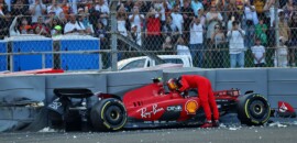 F1: Sainz sofre acidente pesado nos treinos para o GP de Abu Dhabi