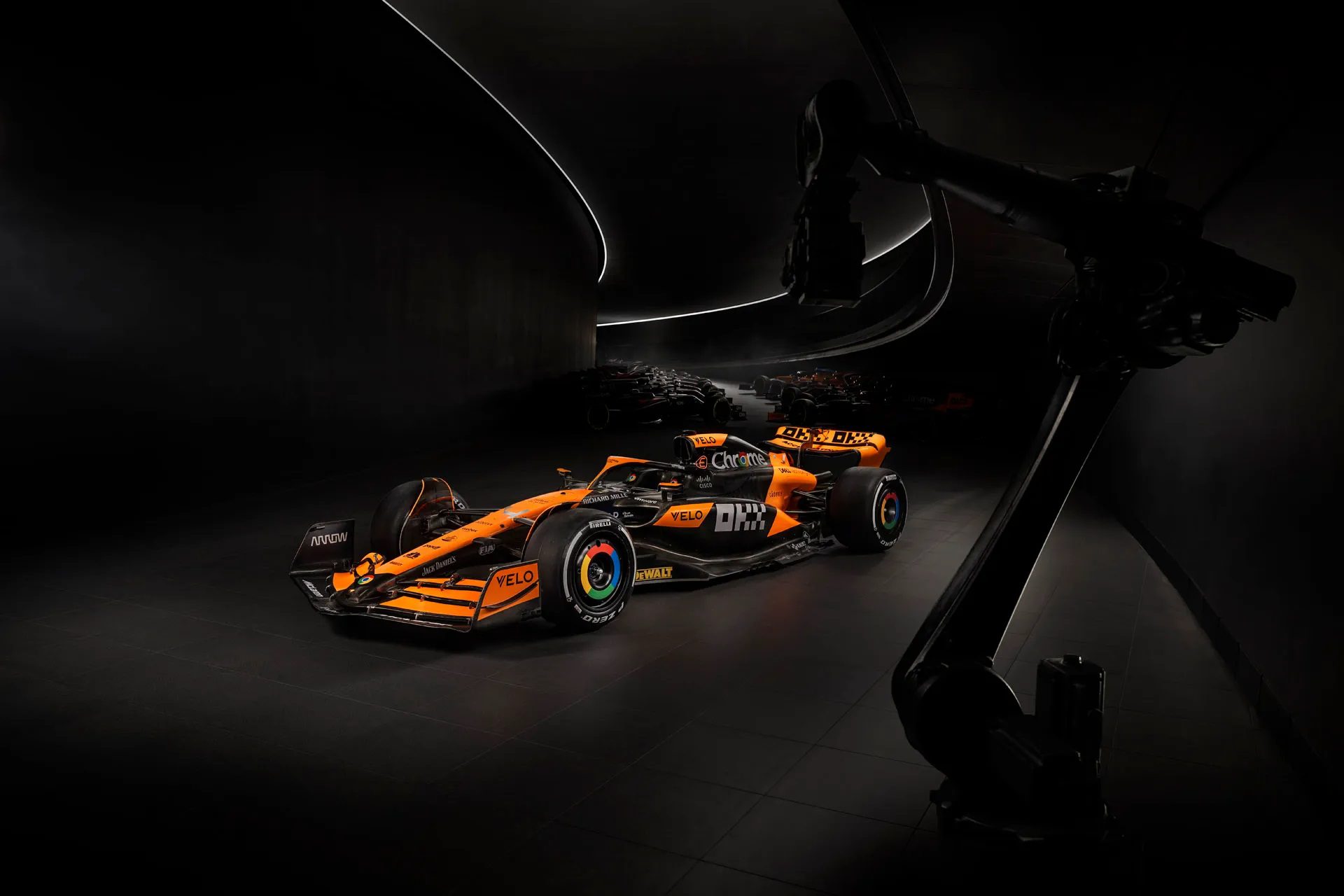 F1: Confira as imagens do novo carro da McLaren para a temporada de 2024